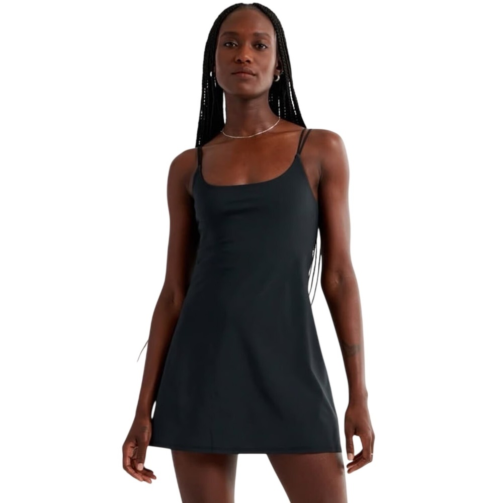 Abercrombie & Fitch YPB Black Active Dress Built-In Shorts Pocket Medium